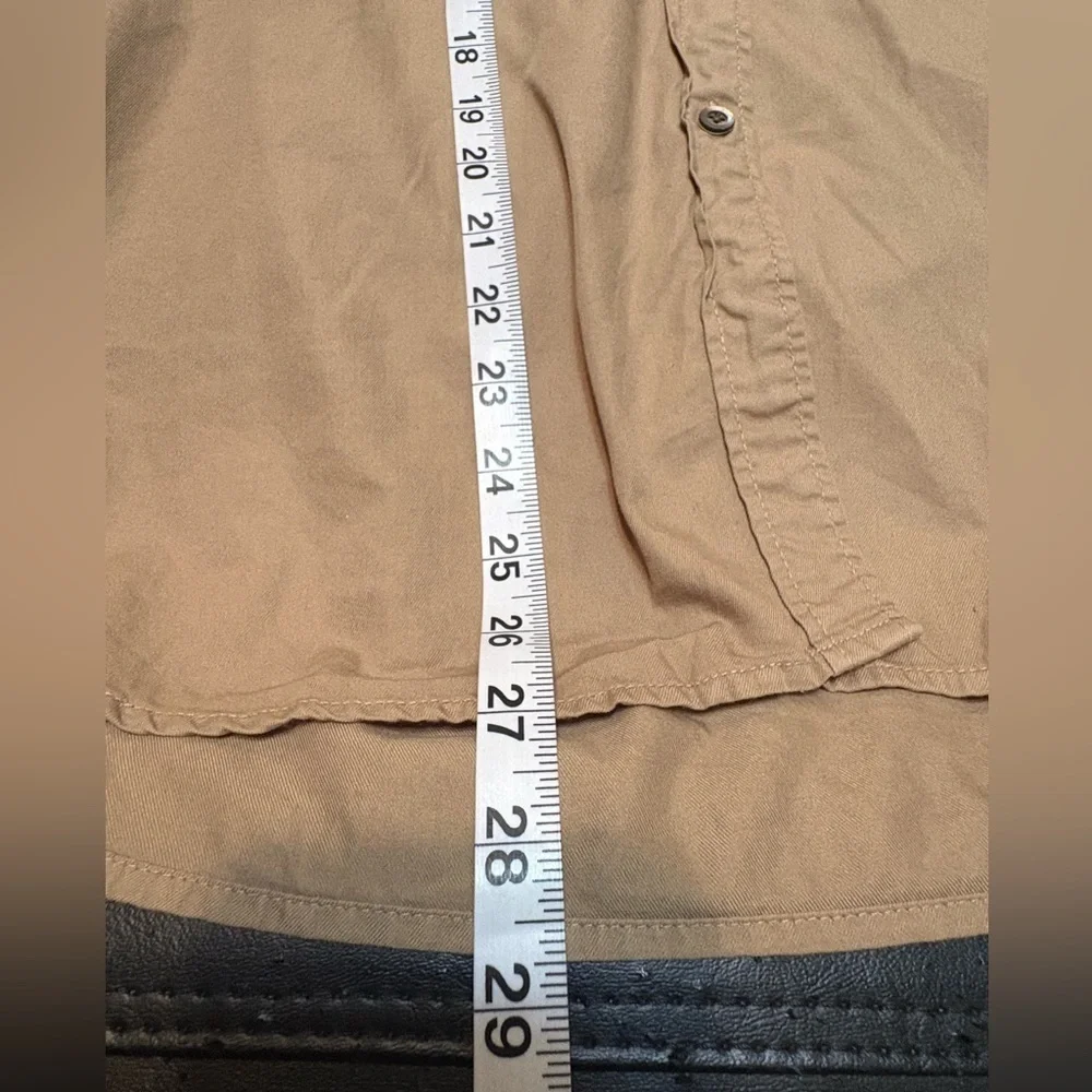J. Crew Women's Khaki Button-Down Shirt